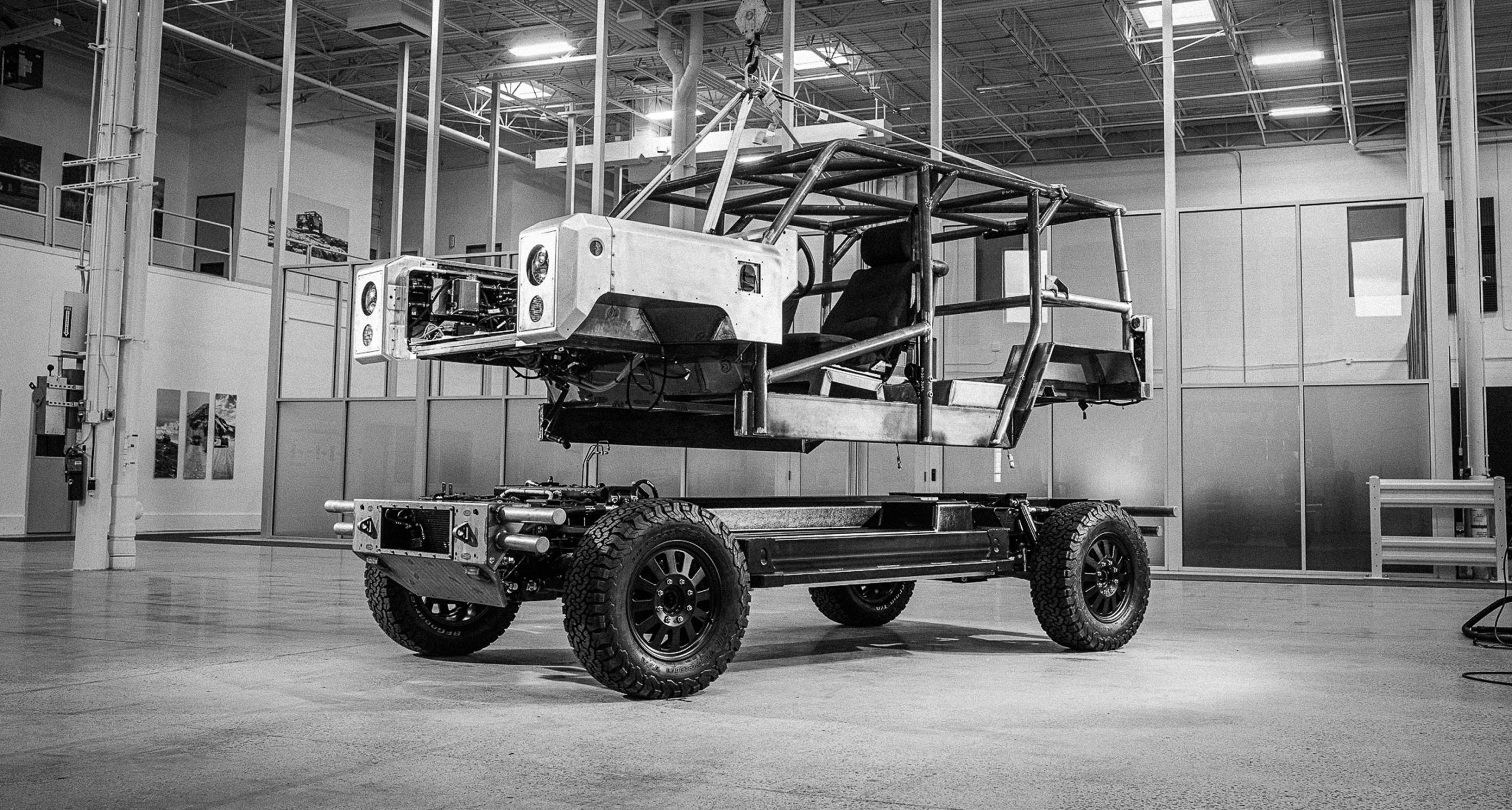 Gen 3 B1 Test Mule -Roll Cage Body off